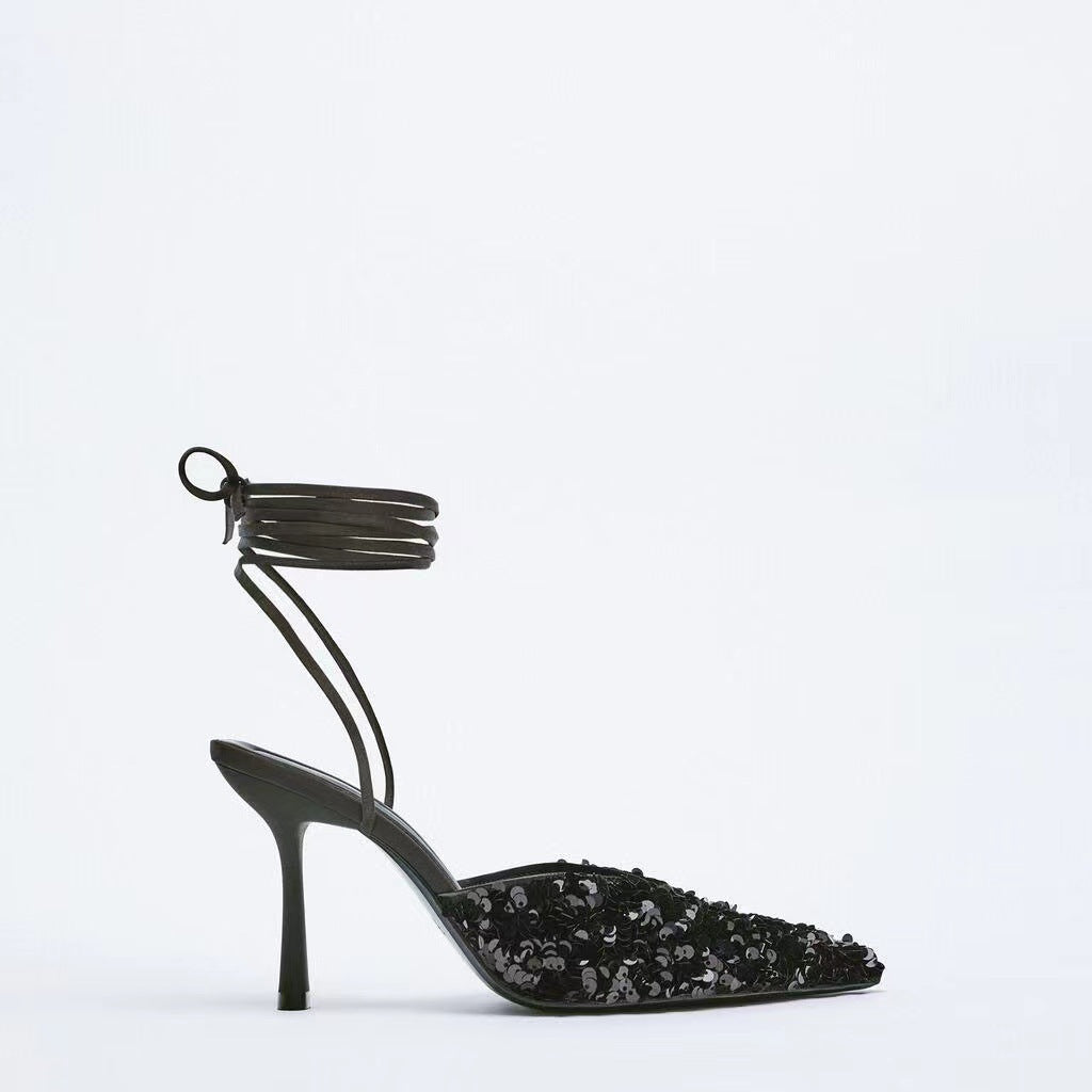 Éclat de Nuit - Escarpin à sequin