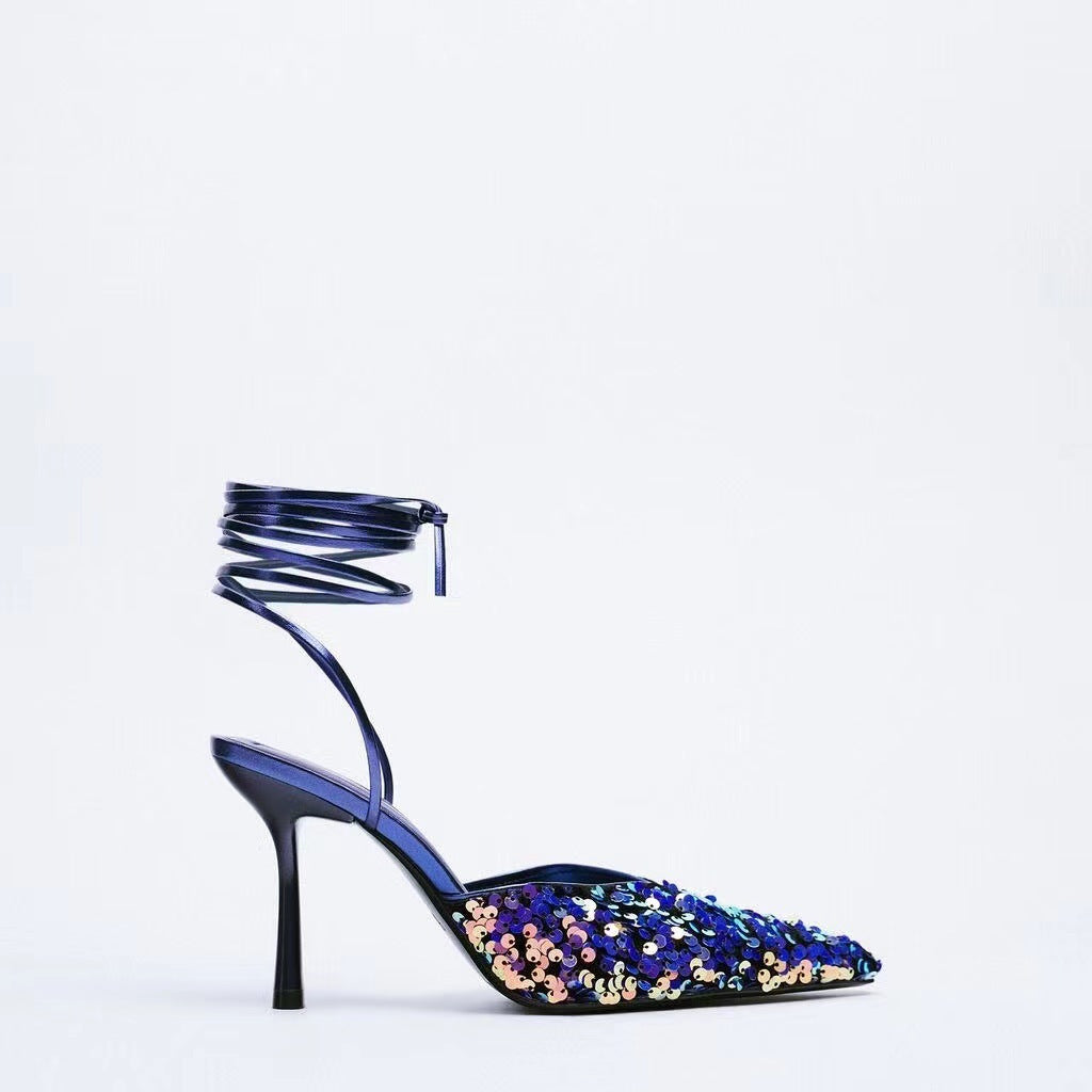 Éclat de Nuit - Escarpin à sequin