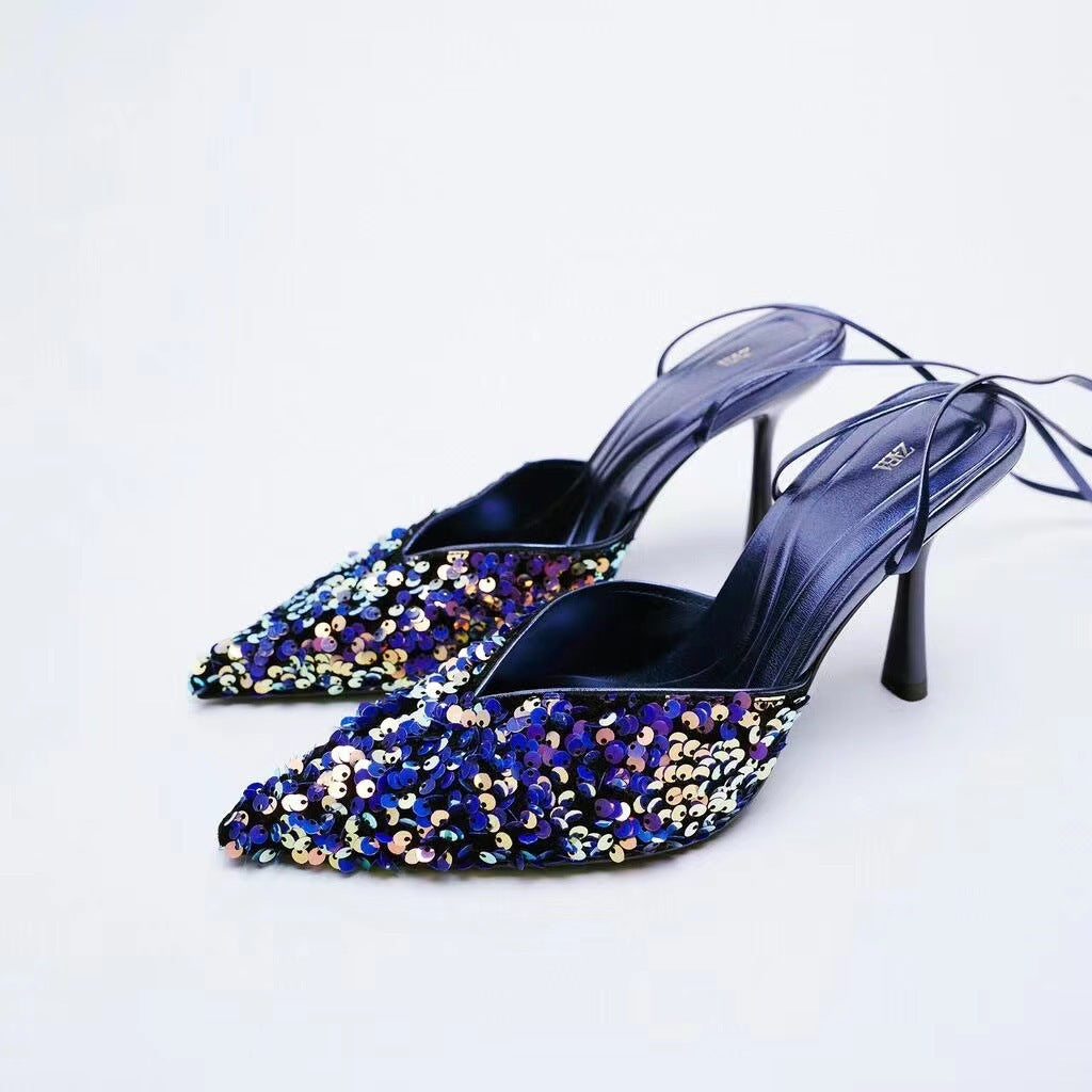 Éclat de Nuit - Escarpin à sequin